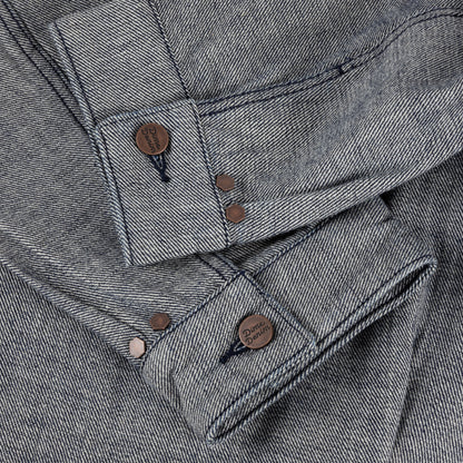 Dime Pleated Denim Jacket - Reversed Indigo