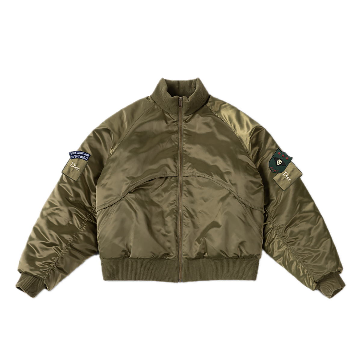 Dime Utility Bomber Jacket - Olive