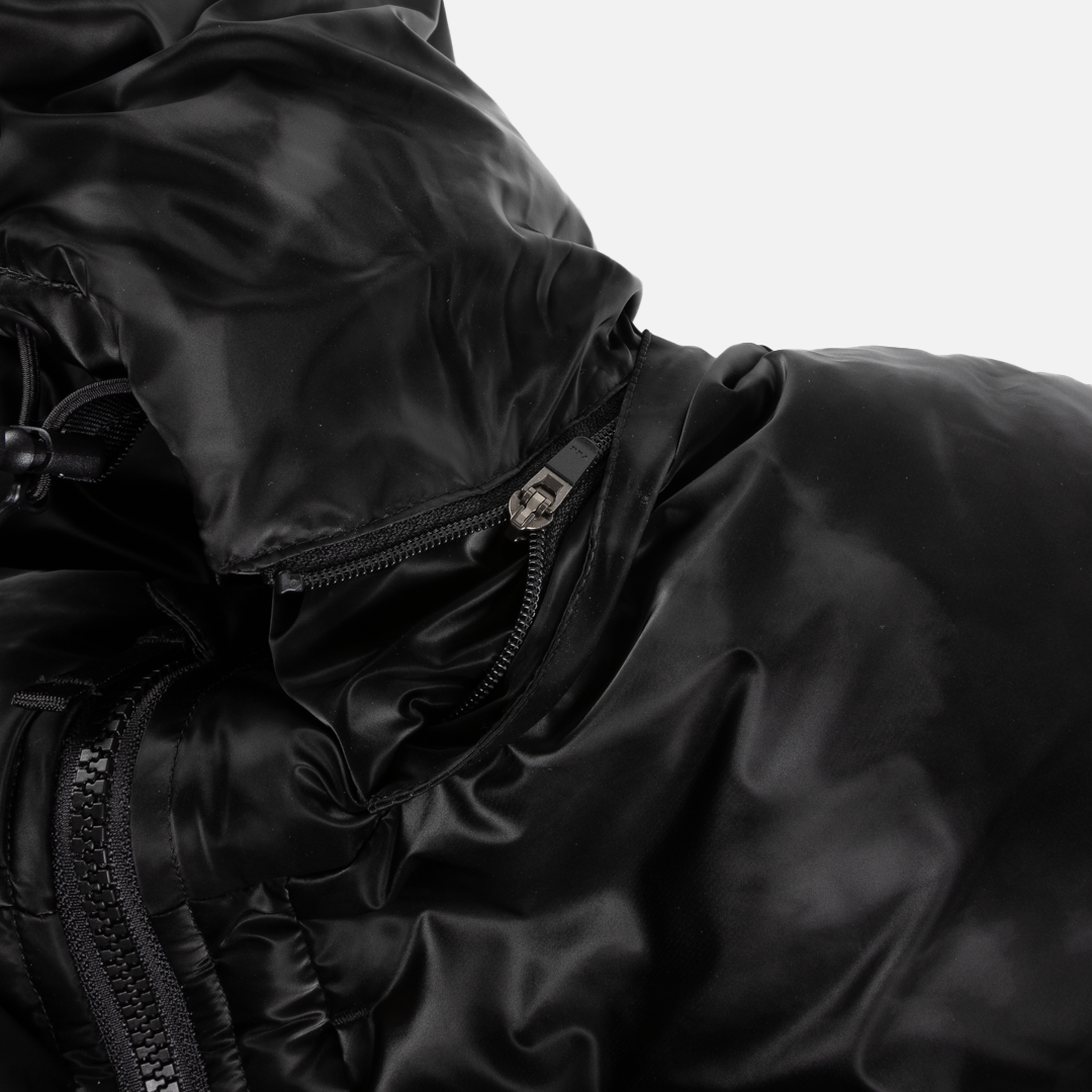 Dime Wavy Puffer - Smoke Black