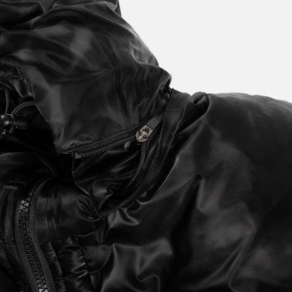 Dime Wavy Puffer - Smoke Black