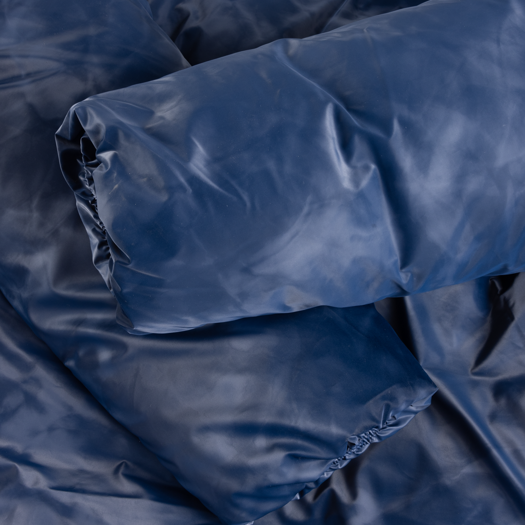 Dime Wavy Puffer - Smoke Blue