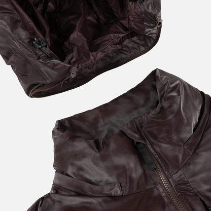 Dime Wavy Puffer - Smoke Brown