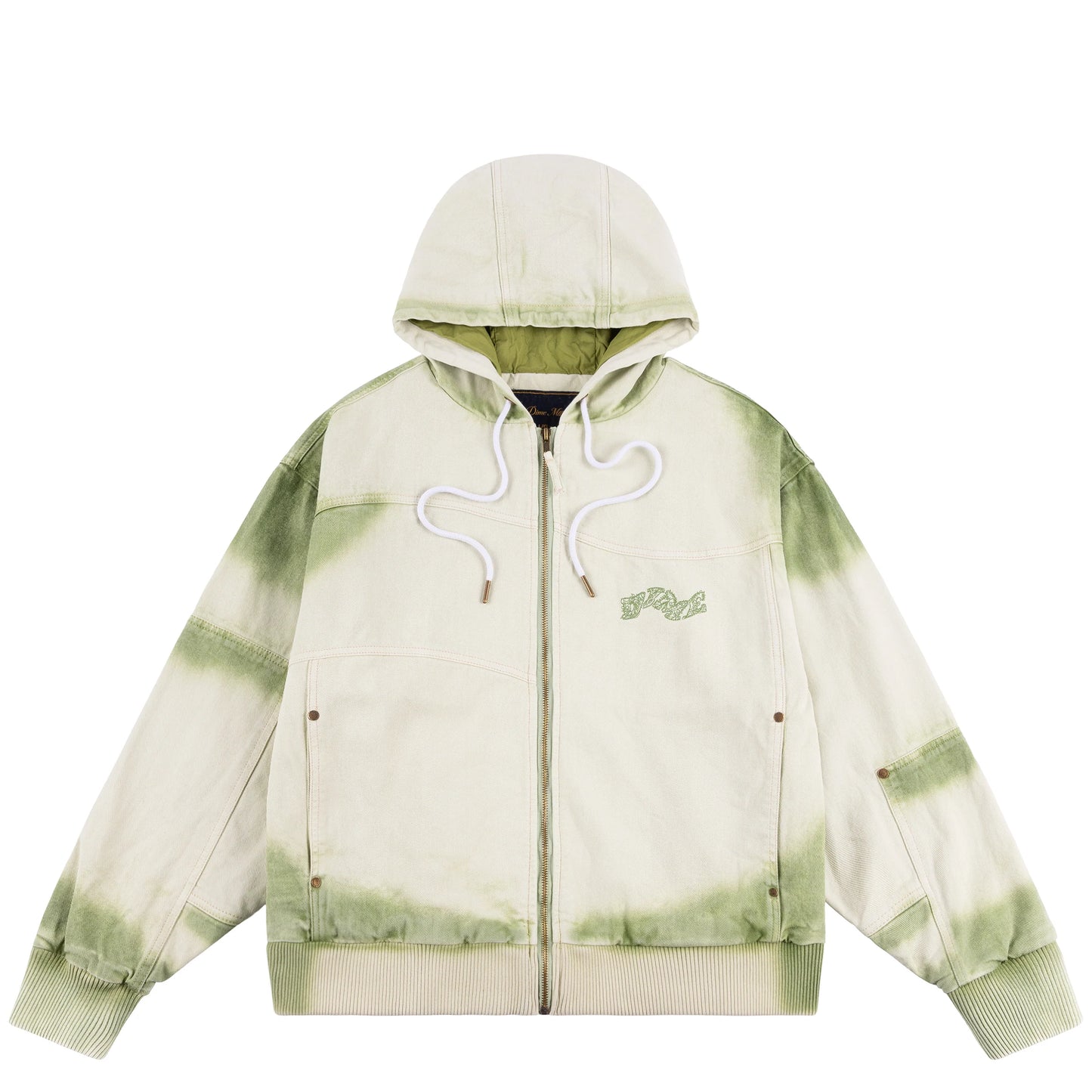 Dime Hooded Utility Jacket - Matcha