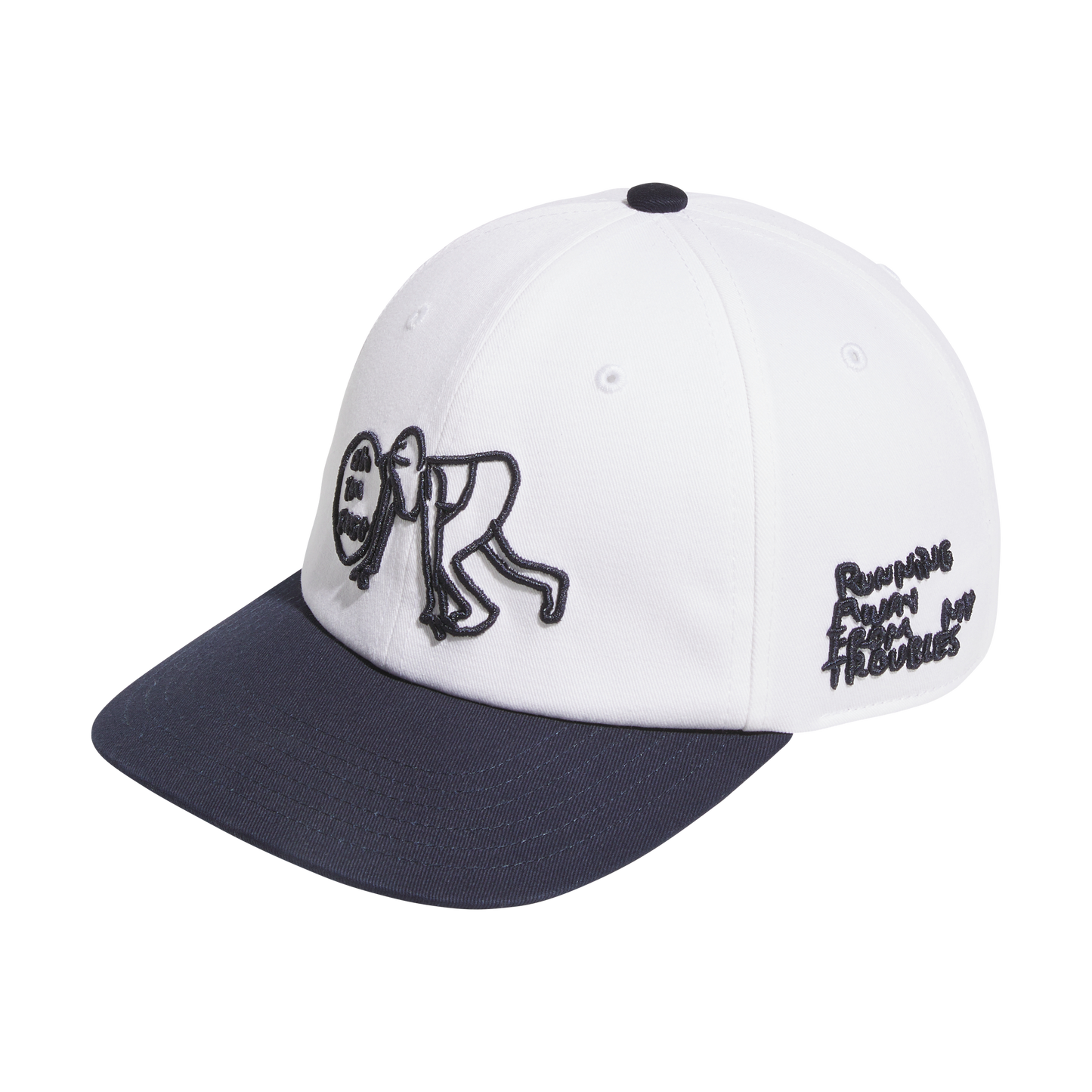 Adidas Shmoo Running Cap - White/Legend Ink