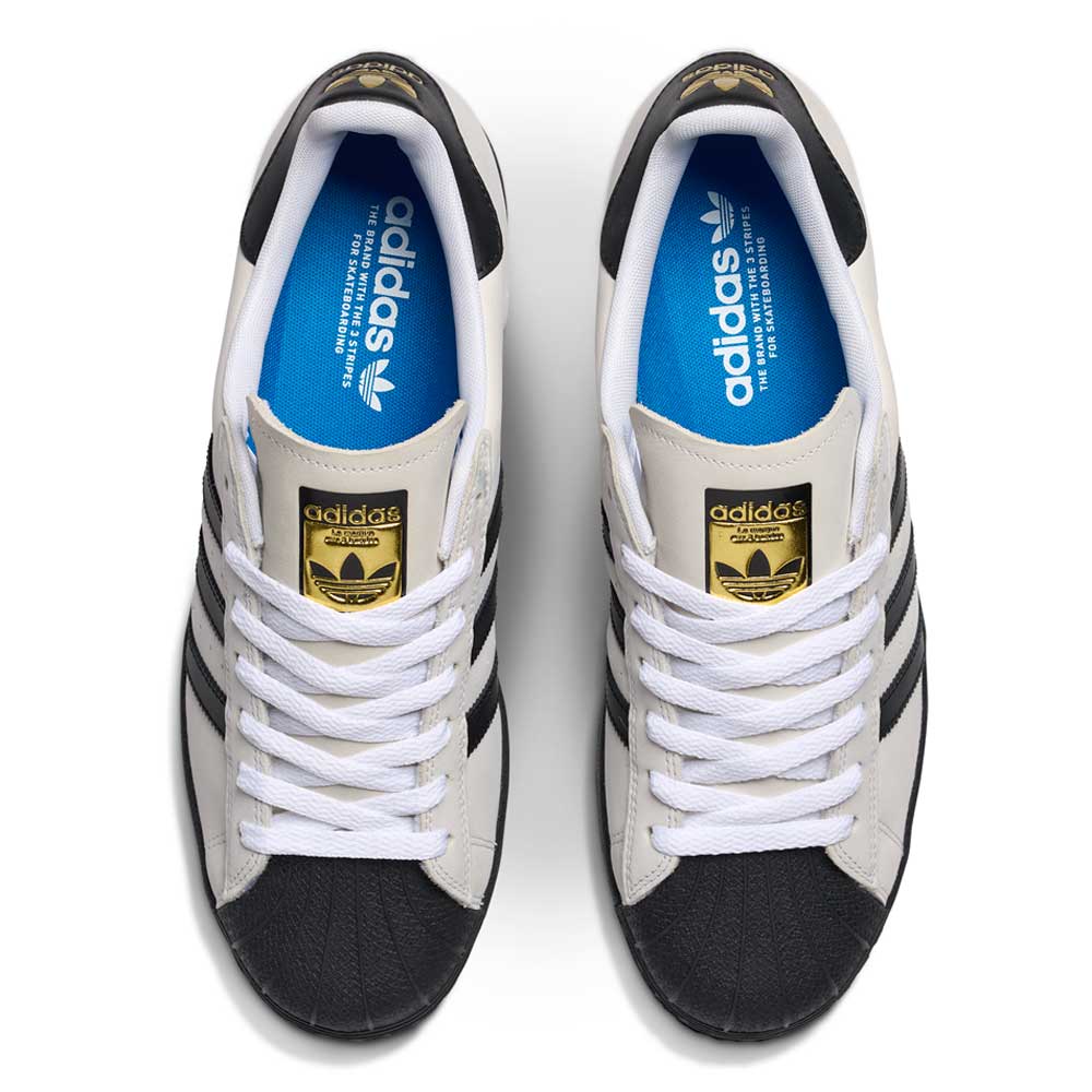 Adidas Superstar ADV - Crystal White/ Core Black Ninetimes Skateshop Adidas Superstar ADV - Crystal White/ Core Black Ninetimes Skateshop
