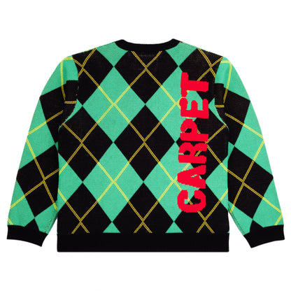 Carpet Company Jester Knit Sweater - Argyle