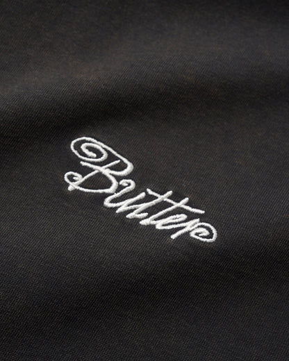 Butter Goods Jive Overlock Stitch Tee - Distressed Black