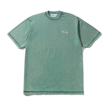 Butter Goods Jive Overlock Stitch Tee - Distressed Jade