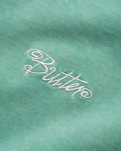 Butter Goods Jive Overlock Stitch Tee - Distressed Jade