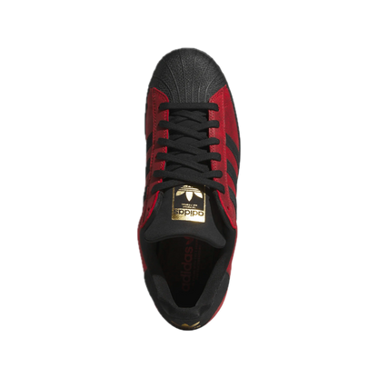 Adidas Superstar ADV - Better Scarlet/Core Black/Gold Metallic