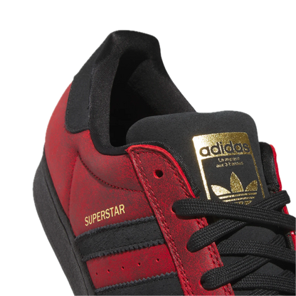 Adidas Superstar ADV - Better Scarlet/Core Black/Gold Metallic