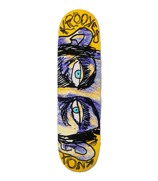 Krooked Knox Watcher Yellow Deck - 8.5