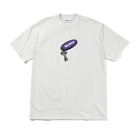 Butter Goods Key Chain Tee - Ash