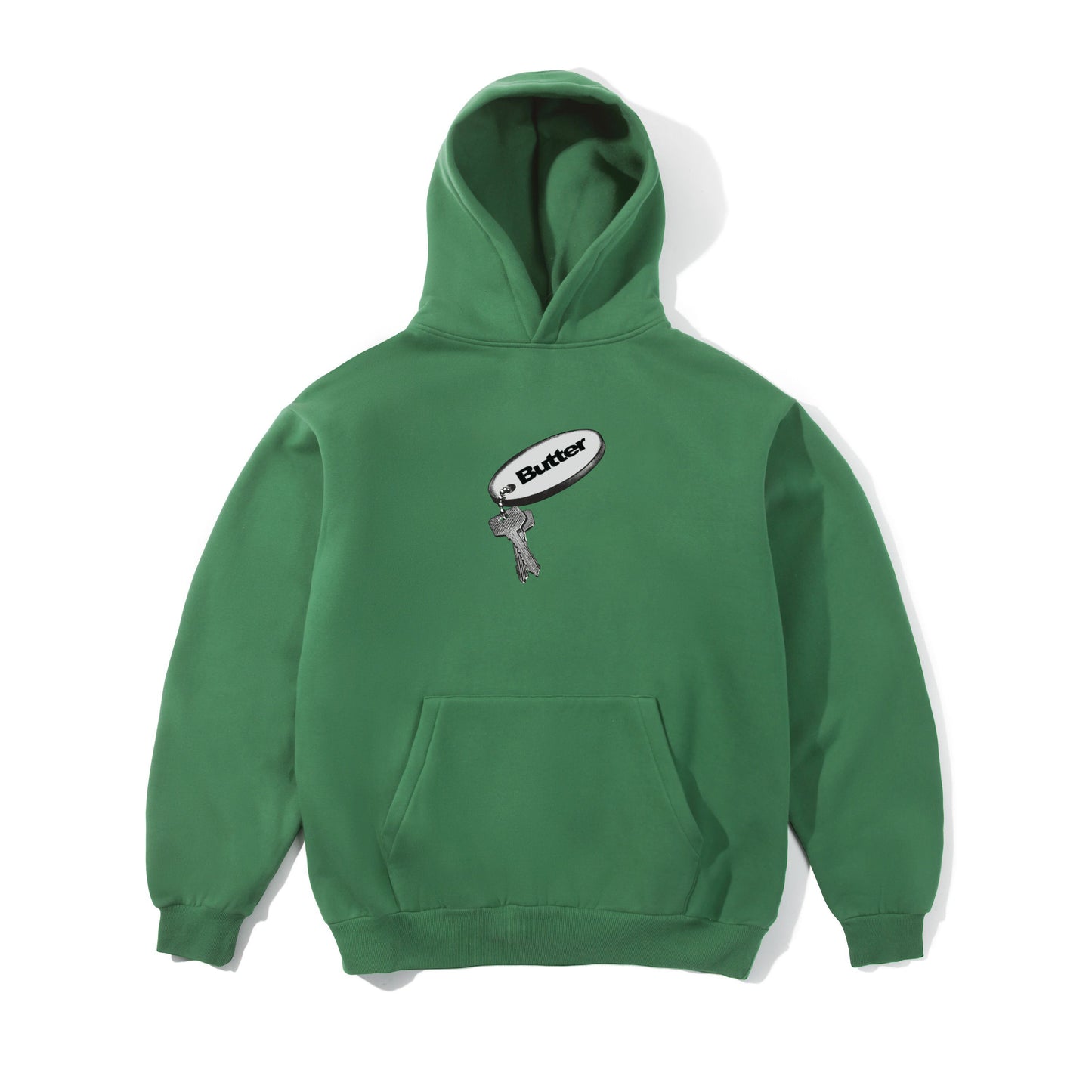 Butter Goods Key Chain Hoodie - Kelly Green