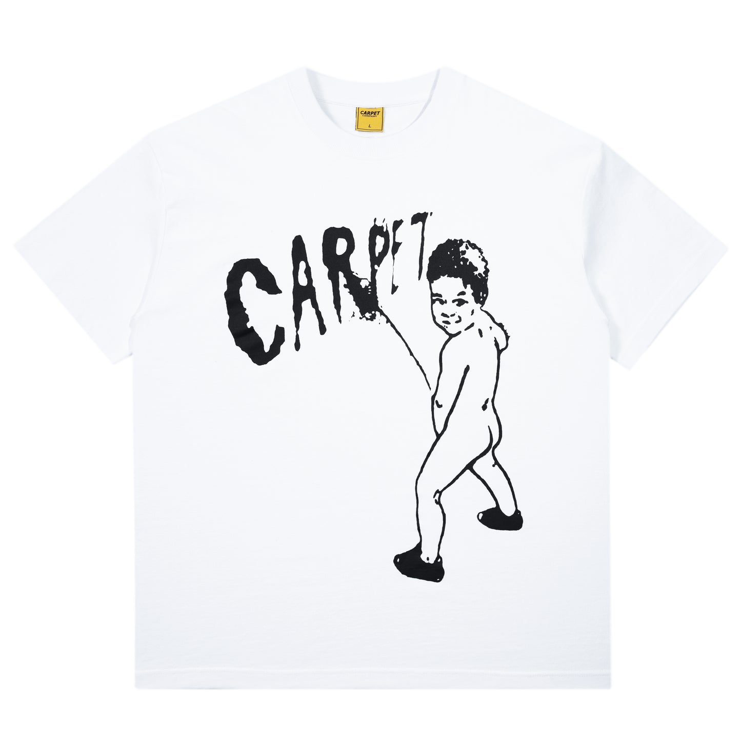 Carpet Company Kid Peeing Tee - White