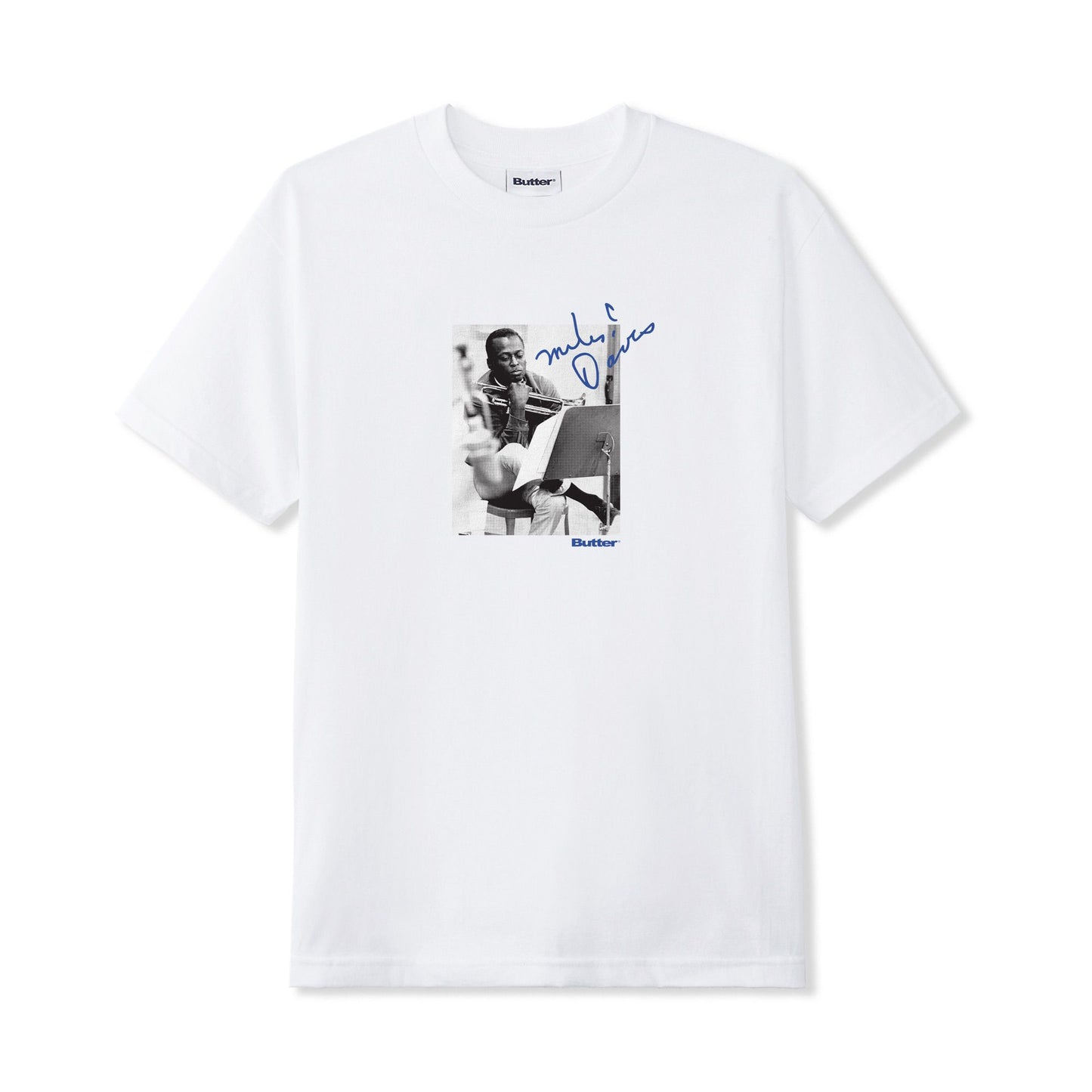 Butter Goods Miles Davis Kind Of Blue Tee - White