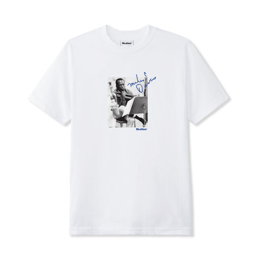 Butter Goods Miles Davis Kind Of Blue Tee - White