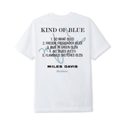 Butter Goods Miles Davis Kind Of Blue Tee - White
