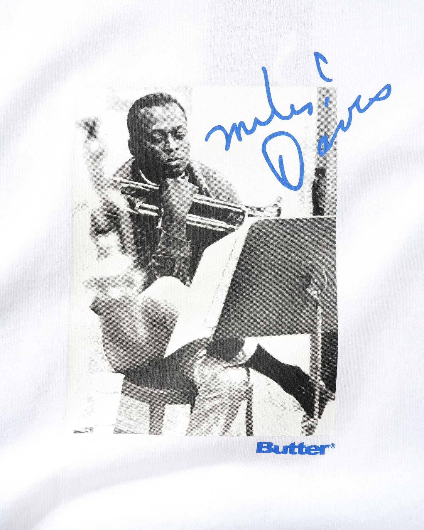 Butter Goods Miles Davis Kind Of Blue Tee - White