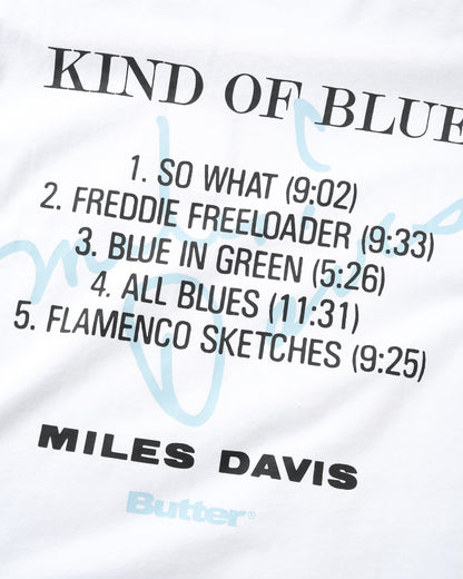 Butter Goods Miles Davis Kind Of Blue Tee - White