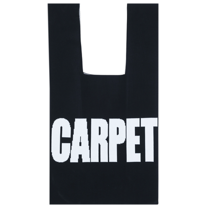 Carpet Company Knit Grocery Bag - Black