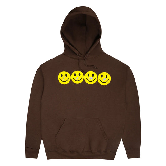 Limosine Glitter Smile Hood - Brown