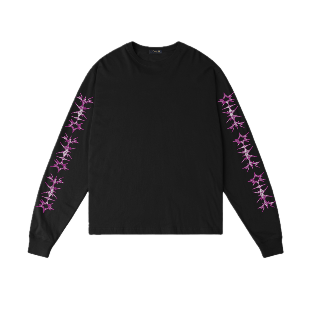Dime Sharp Longsleeve Tee - Black