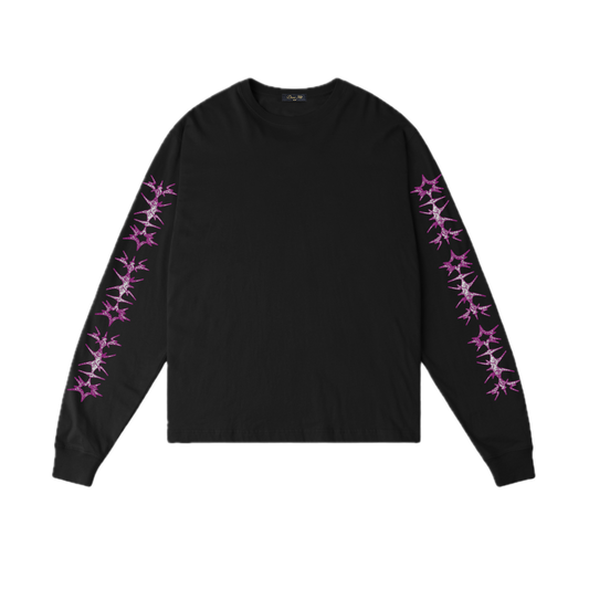 Dime Sharp Longsleeve Tee - Black