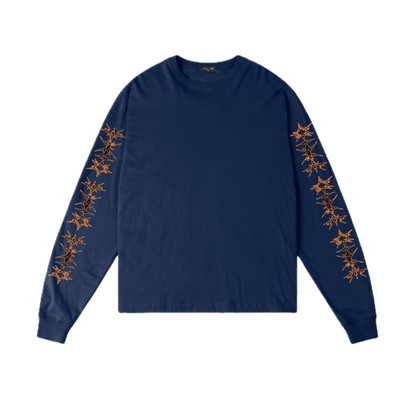 Dime Sharp Longsleeve Tee - Midnight Navy