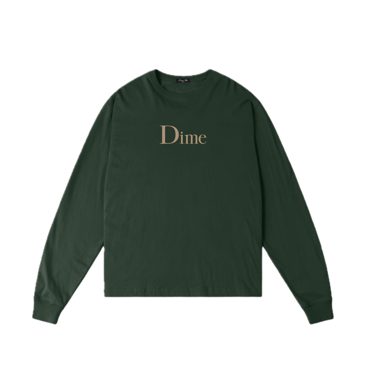 Dime Classic Big Logo Longsleeve Tee - Mountain Green