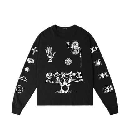 Dime Sigil Longsleeve Tee - Black