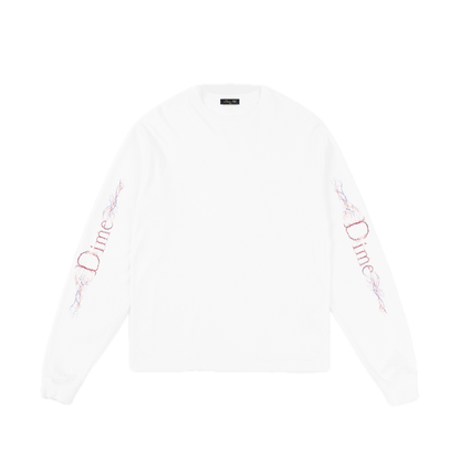 Dime Classic Veins Longsleeve Tee - White