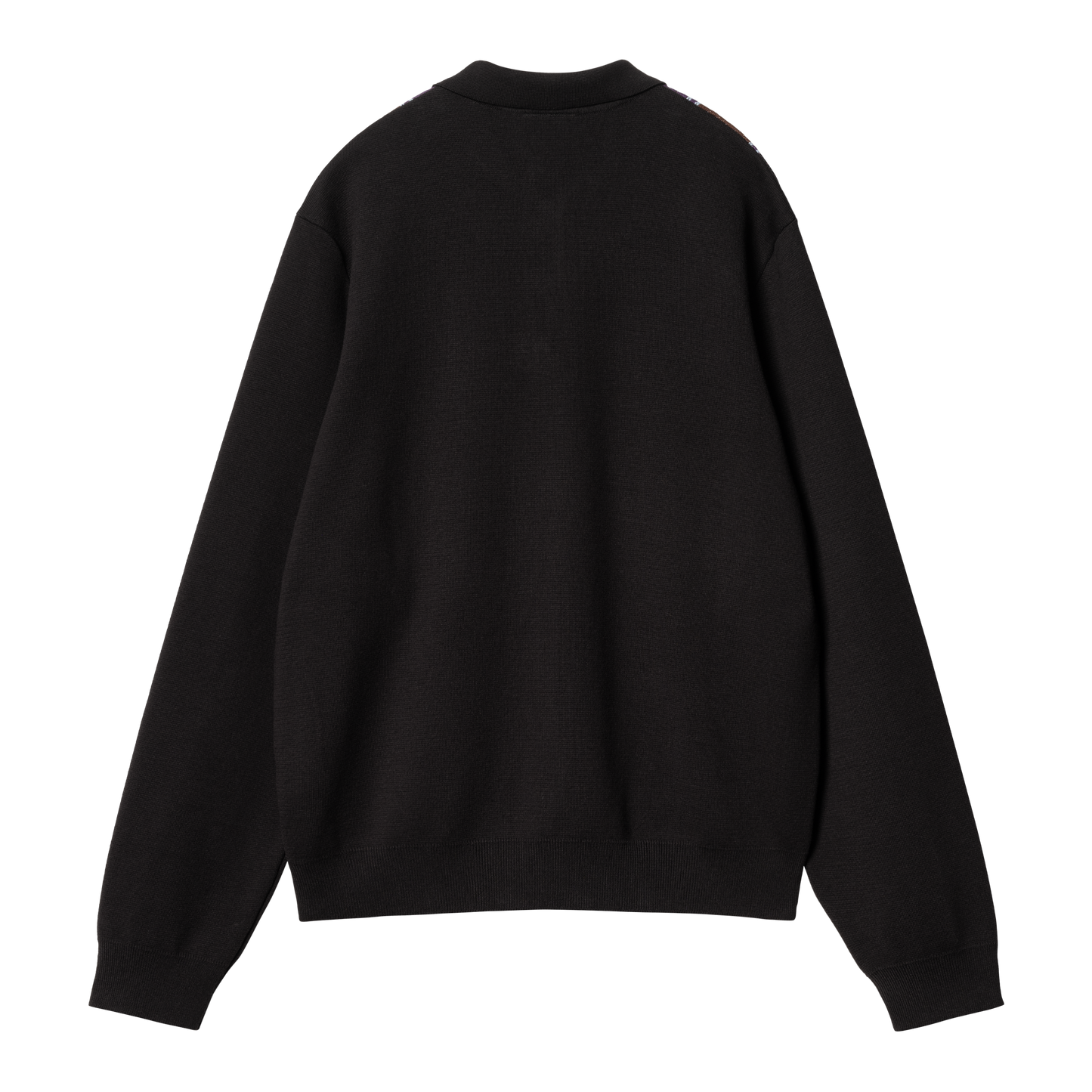 Carhartt WIP Arlo Polo Longsleeve - Aura Black/Kendricks Stripe