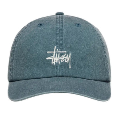 Stussy Washed Basic Low Pro Cap - Lagoon