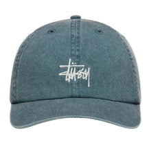 Load image into Gallery viewer, Stussy Washed Basic Low Pro Cap - Lagoon