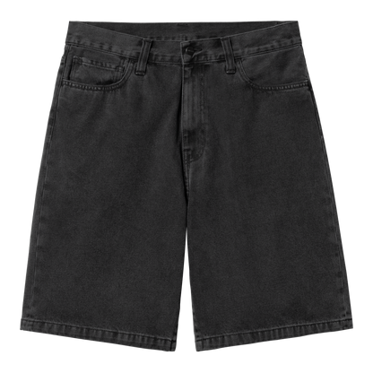 Carhartt WIP Landon Short - Black Stone Washed