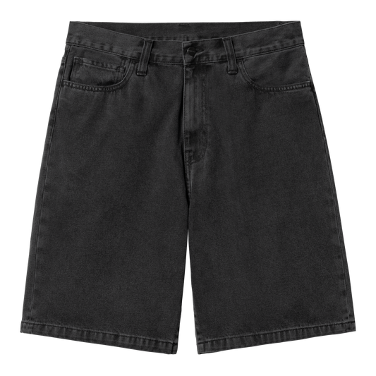 Carhartt WIP Landon Short - Black Stone Washed