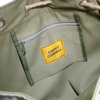 Carpet Company Canvas Laundry Bag - Military Green
