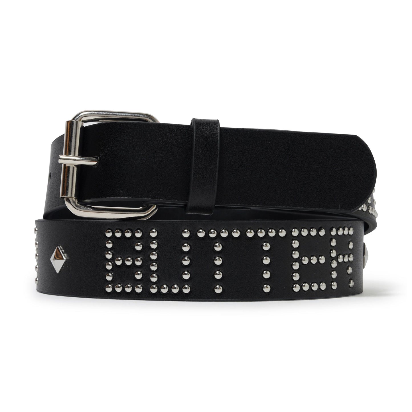 Butter Goods Leather Studded Belt - Black