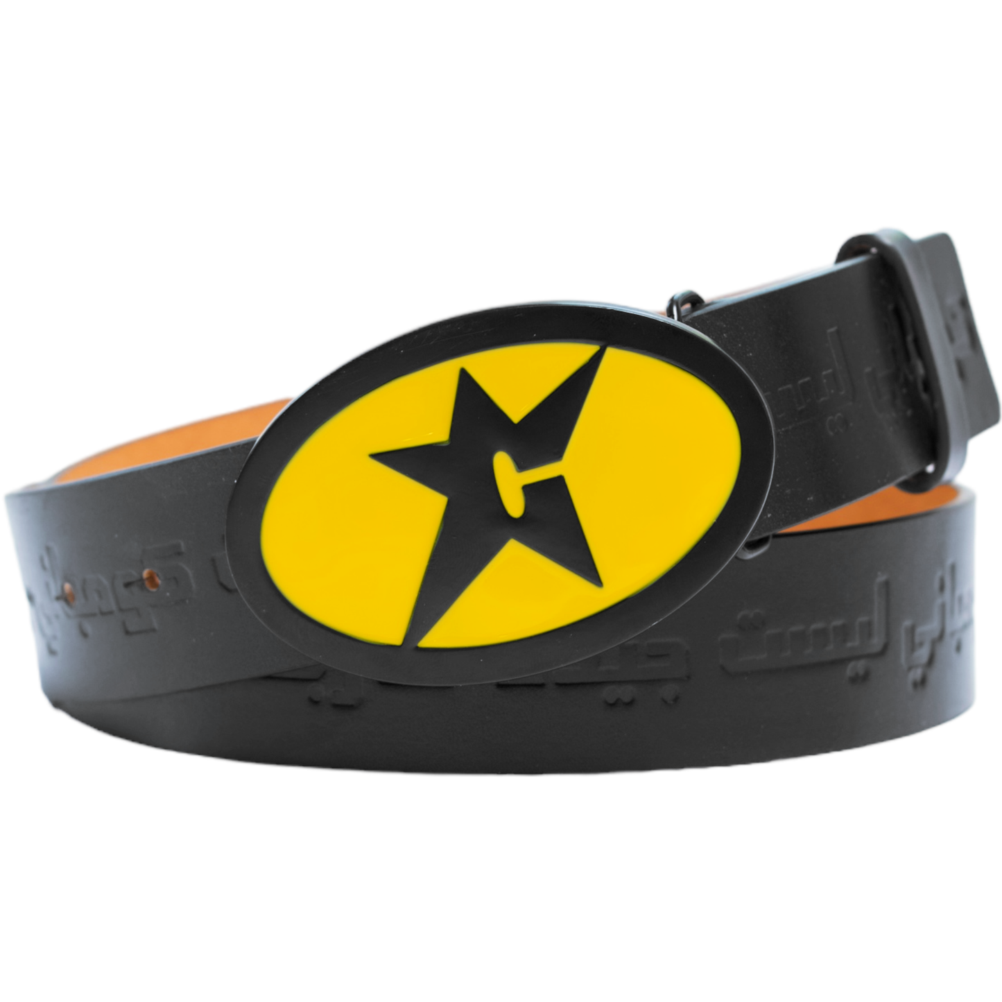 Carpet Company Leather Belt - Black