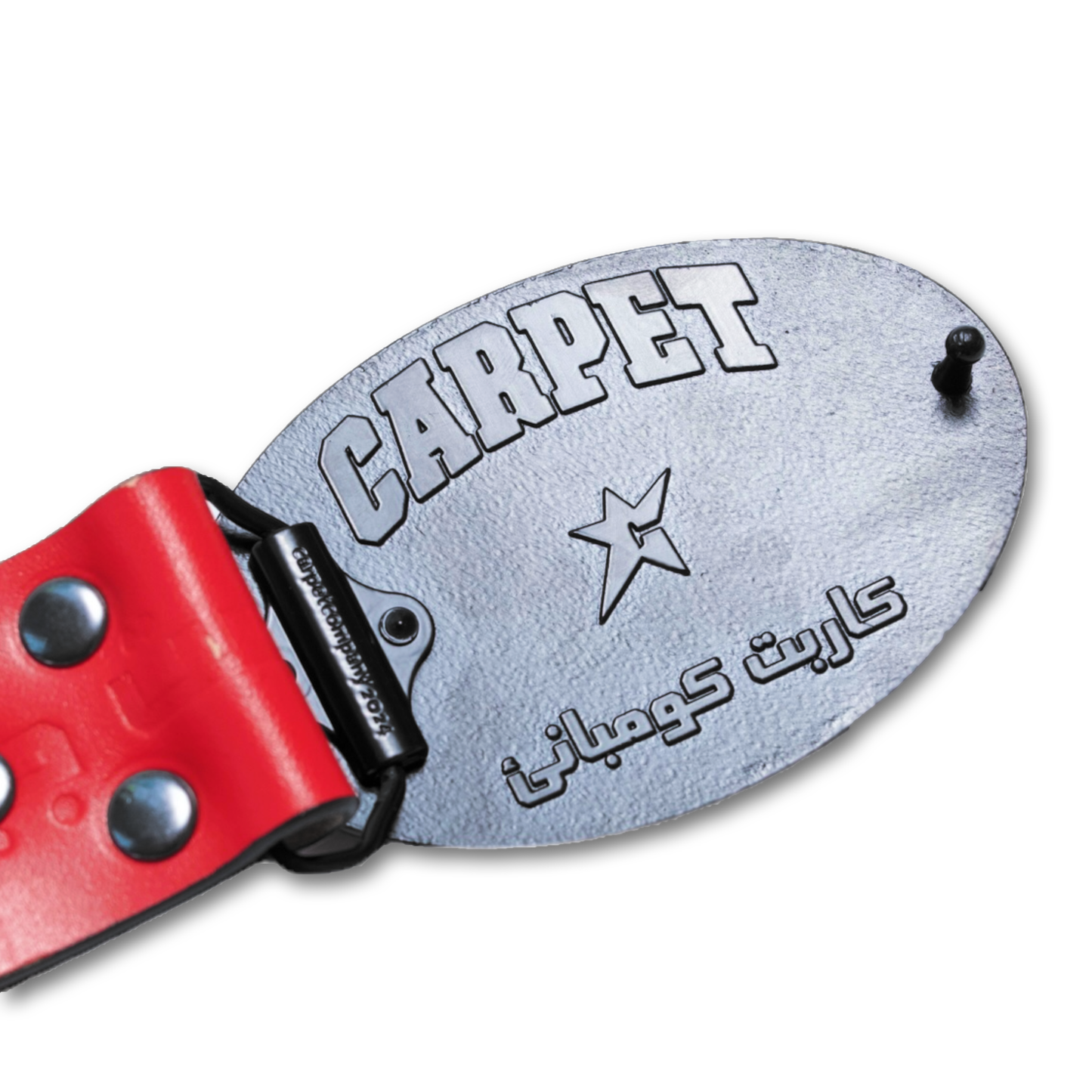 Carpet Company Leather Belt - Red