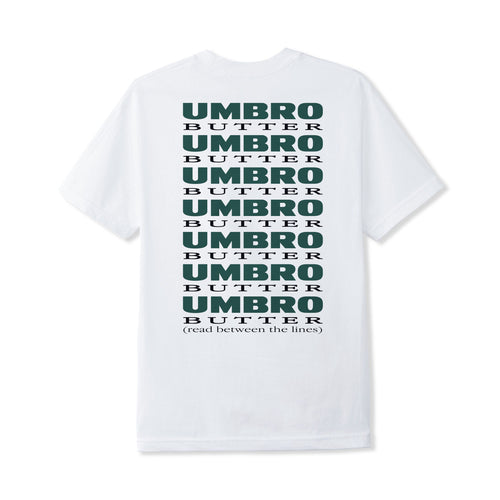 Butter Goods X Umbro Lines Tee - White