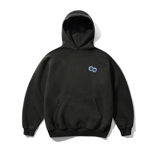 Cash Only Linked Pigment Dye Hoodie - Washed Black