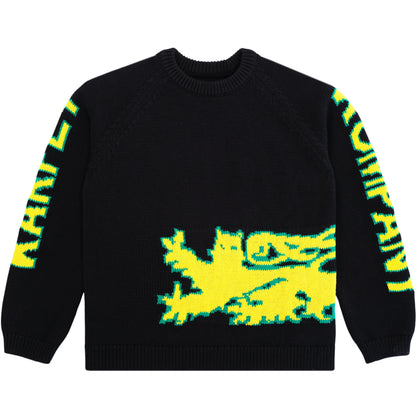 Carpet Company Lion Woven Sweater - Black