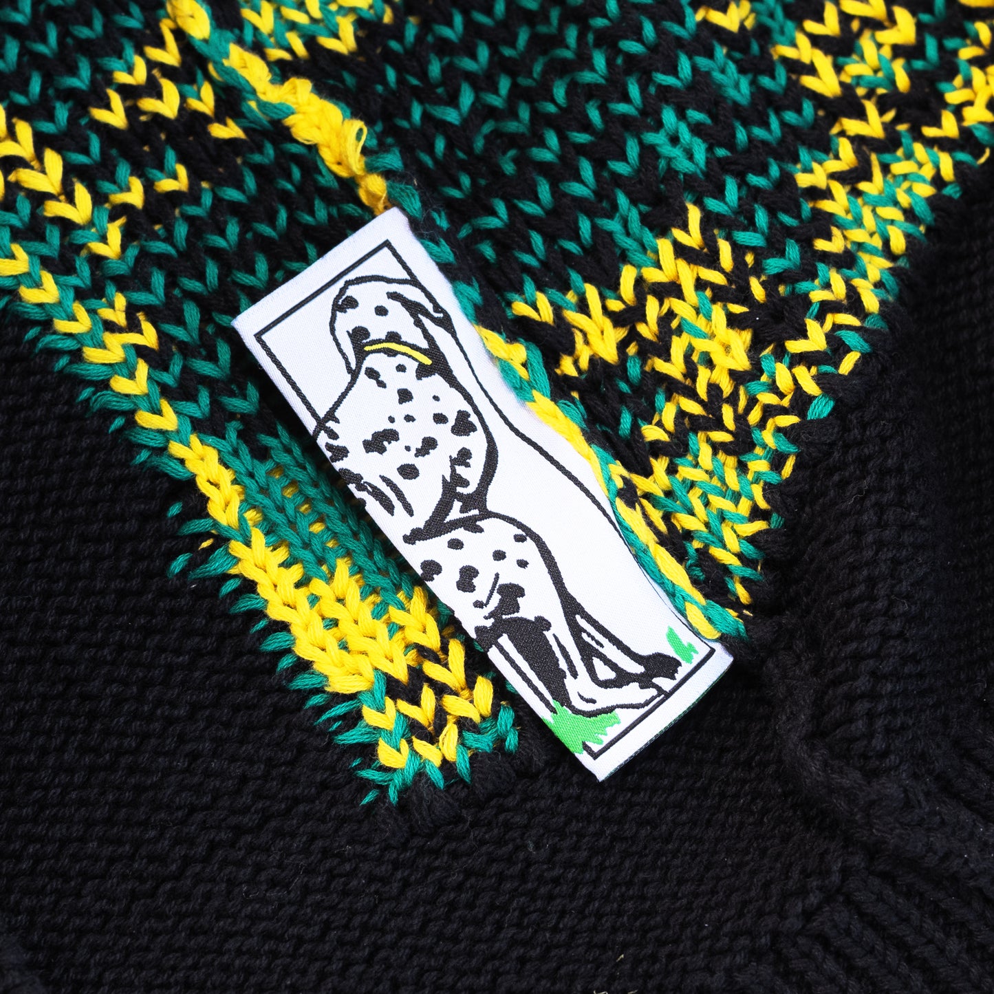 Carpet Company Lion Woven Sweater - Black