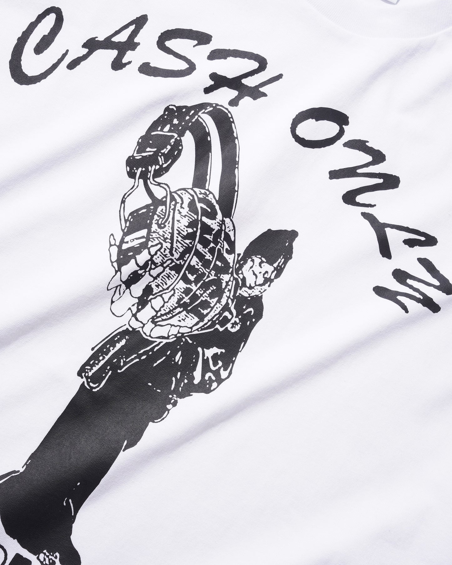 Cash Only Listen Tee - White