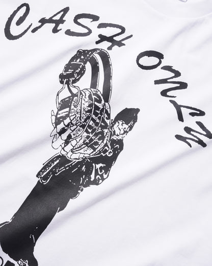 Cash Only Listen Tee - White