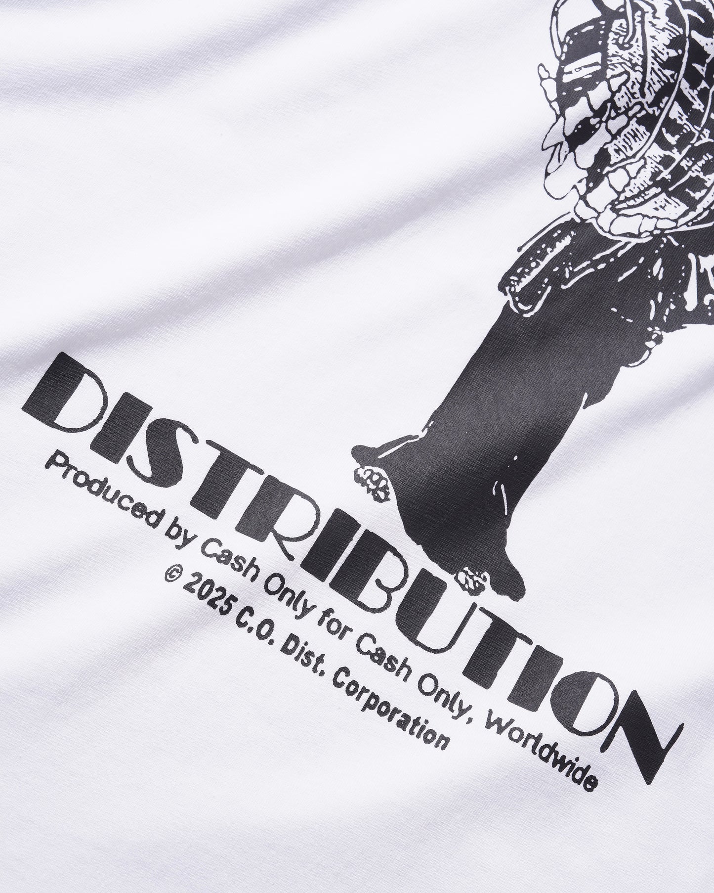 Cash Only Listen Tee - White