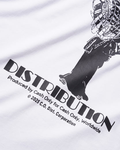Cash Only Listen Tee - White