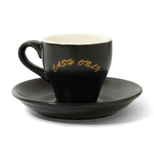 Load image into Gallery viewer, Cash Only Logo Espresso Mug Set - Black/Gold